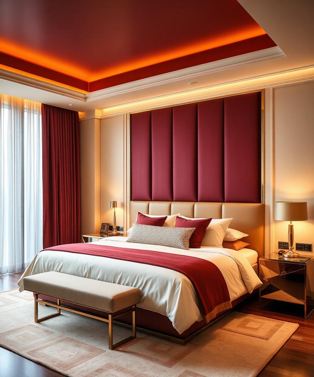 Luxury bedroom interior